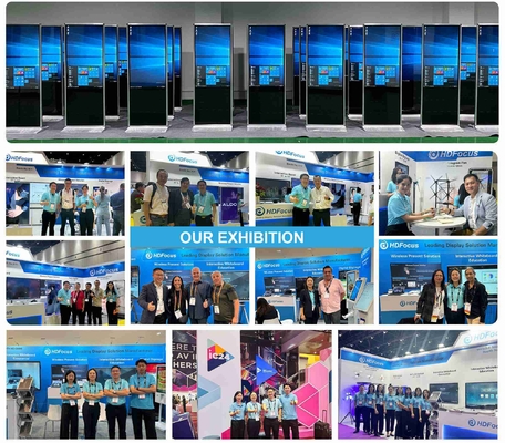 Portable Auto Lift Smart Digital Interactive Podium Digital Lectern Smart Podium Dual Screens Design for Teaching Speech