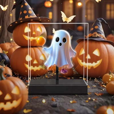 Rechargeable Mini Table Type Hologram Gift Advertising Display Equipment 3D Holographic Projector LED Fan for Toy and Gift Shops