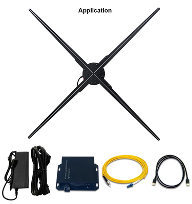 New Technology 100cm 3D LED Fan Hologram Hdmi-input Computer Hdmi-input Synchronized 3D LED Fan Wall Advertising Display