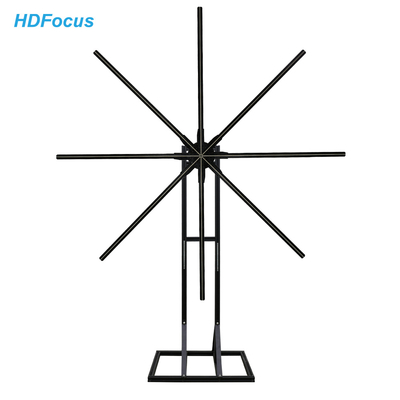 Naked Eye Stereo 3D Holographic LED Fan 3D Hologram 65cm 75cm 100cm 180cm Full Size Hologram Projector Advertising Display  Fan