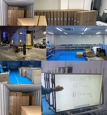 HDFocus OEM 55 65 75 85 86 100 110 Inch Interactive Flat Panel Multi Touch Screen Digital Whiteboard Smart Board for Education