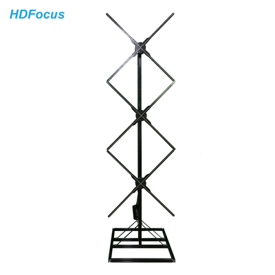 100CM 1*3 Human Shape Splicing Solution 3D Hologram Fan Advertising Machine