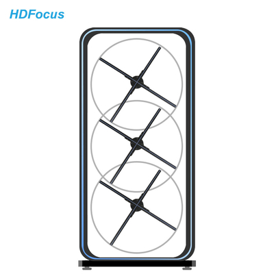 Colors New 4 Blades Hologram Human Hologram Projector Fan for Display Stand Advertising