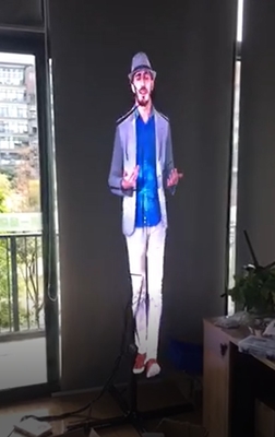 Colors New 4 Blades Hologram Human Hologram Projector Fan for Display Stand Advertising