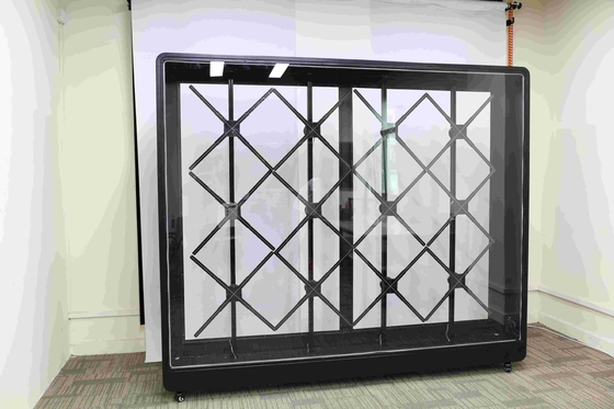 4x3 Outdoor 3d Holographic Splicing Display  Cabinet Projector Led Advertising 3d Hologram Fan Screen Sheet Metal Bracket