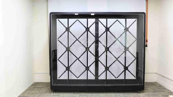 4x3 Outdoor 3d Holographic Splicing Display  Cabinet Projector Led Advertising 3d Hologram Fan Screen Sheet Metal Bracket