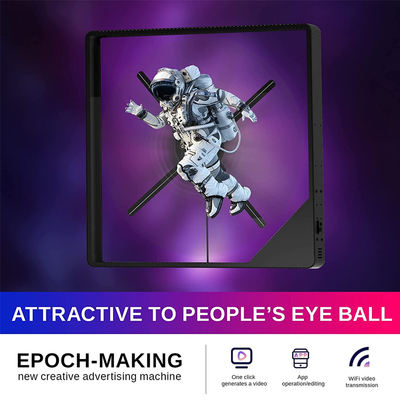 2025 New Products Full Hd Four Blades Spinning Holographic 3d Fan Led Display Alr Screen Motorized