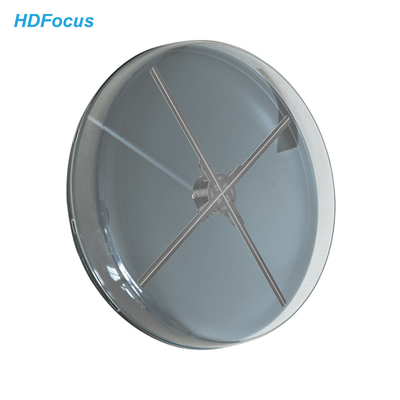 Outdoor Advertising Floor Holographic Projection 3d Hologram Display Led Fan With Waterproof Cover