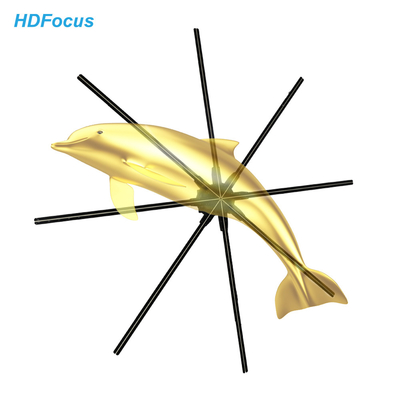Holographic Panel Advertising Player Led Fan Led Blade 180cm