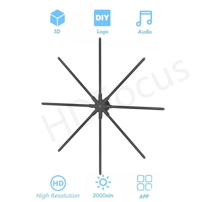 Led Fan 3d Holgram Display Wifi Holographic Projector Fan Holographic Fan 180cm