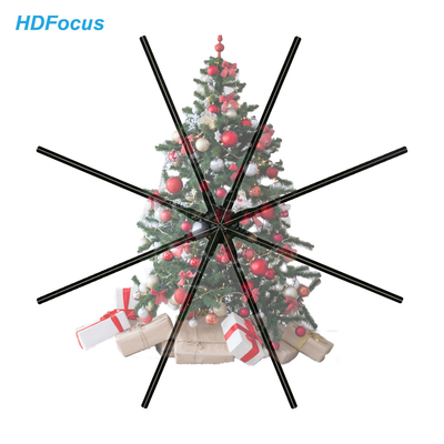 Big Size 180cm Advertising Hologram 3d Led Fan Display 3d Hologram Projection Fan