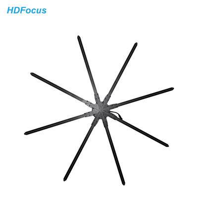 HDFocus 150cm Eight Blades Hologram 3d Led Fan hdmi 8 Wings Wifi 3d Holographic Display Projector