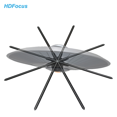 150cm Eight Blades Hologram 3d Led Fan 8 Wings Wifi 3d Holographic Display Projector