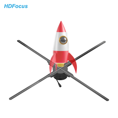 Synced Hologram Fan Movable 3d Fan Advertising 3d Projector Hologram 3d Holographic Display