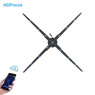 Synced Hologram Fan Movable 3d Fan Advertising 3d Projector Hologram 3d Holographic Display