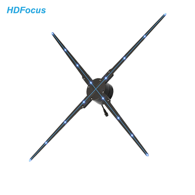 High Definition Combined Large Splicing Holographic Lamp Advertising Display 3d Hologram Projector Fan for Exhibition