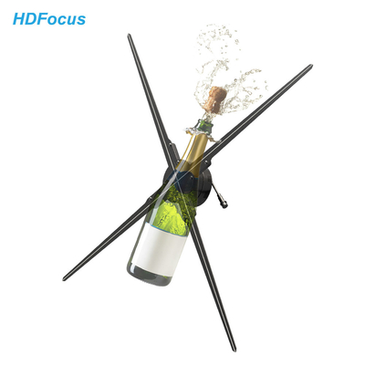 Floor Advertising Hd 3d Led Android Projector Led 3d 100cm Holographic Fan