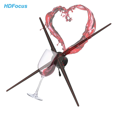 Large Screen Giant Hologram Fan With Led 3d 100cm Holographic Fan