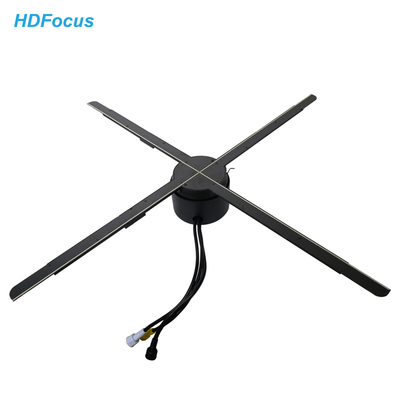 80CM High Resolution 3D Wifi Hologram LED Fan Holographic Projector Display Advertising 3D Holographic Fan for Outdoor Events