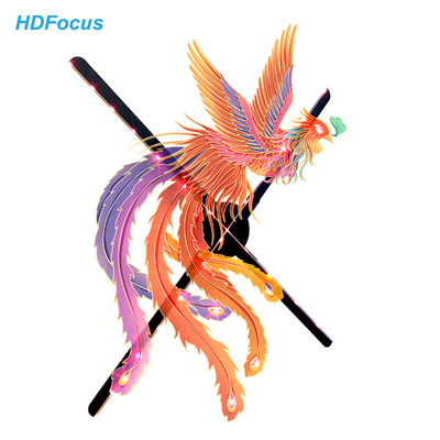 80cm 3D Hologram Projector Naked Eye Floating Image Advertising Equipment 3D Fan Screen LED Hologram Display Advertising Machine