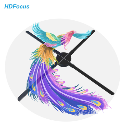 Holograma 3D 4 Blades Projection Display 3D Hologram Led Fan 3D Holographic Video Wifi Holograms Fan