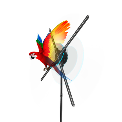 High Resolution 75Cm Cloud Control Splicing Wifi  3D Led Fan Display Spinning Advertising Fan With Best Price