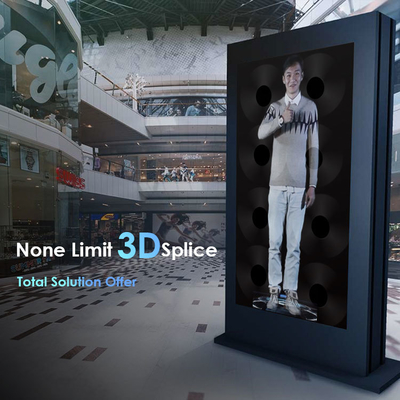 Holiday Decoration Event Exhibition 3d Hologram Fan Display Holographic Fan 3d Hologram 3d Holographic Projection