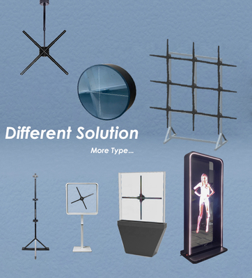 Holiday Decoration Event Exhibition 3d Hologram Fan Display Holographic Fan 3d Hologram 3d Holographic Projection