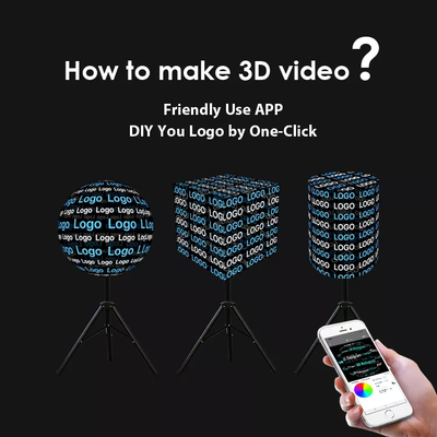 Rotation Device Holographic Screen Hologram Projector 3d Led Light Fan