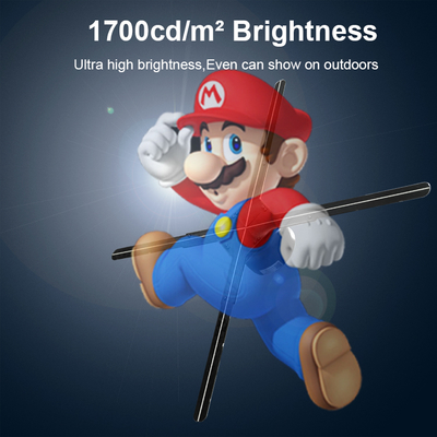 Rotation Device Holographic Screen Hologram Projector 3d Led Light Fan