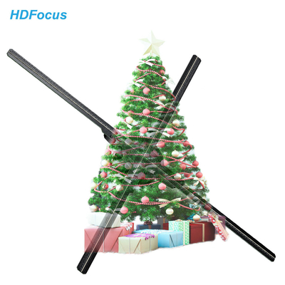 65cm 16GB Storage 1080p 4 Blades LED Hologram Projector Fan With Wifi and Cloud Based 3D for Indoor Events and Store Sign