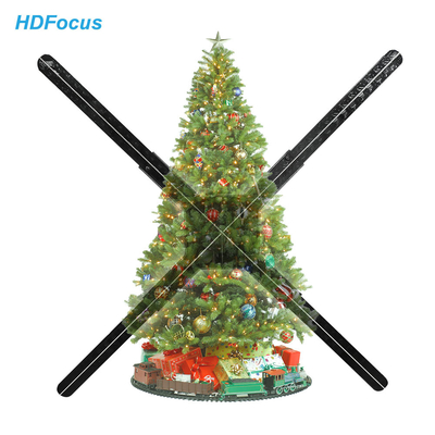 65cm 16GB Storage 1080p 4 Blades LED Hologram Projector Fan With Wifi and Cloud Based 3D for Indoor Events and Store Sign