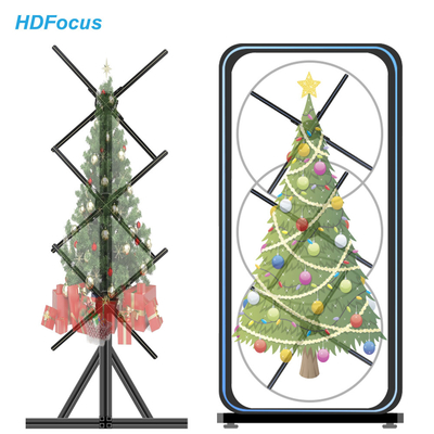 65cm 16GB Storage 1080p 4 Blades LED Hologram Projector Fan With Wifi and Cloud Based 3D for Indoor Events and Store Sign