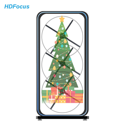 65cm 16GB Storage 1080p 4 Blades LED Hologram Projector Fan With Wifi and Cloud Based 3D for Indoor Events and Store Sign
