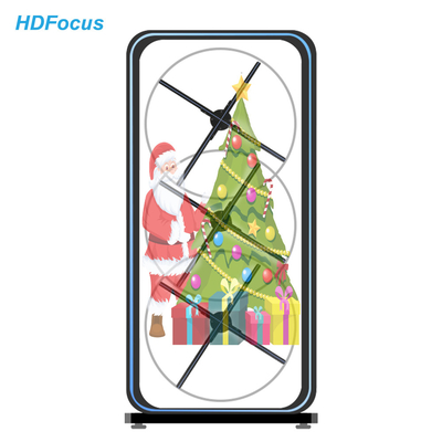 65cm 4 Blades Wifi 3d Hologram Holographic 3d Led Fan Display Spinning Advertising Fan With Best Price