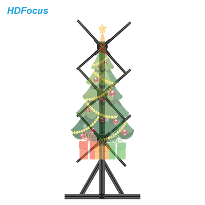 High Quality Spinning Led Fan Hologram Projector Screen Stand Wall Mounted Rotating Led Fan
