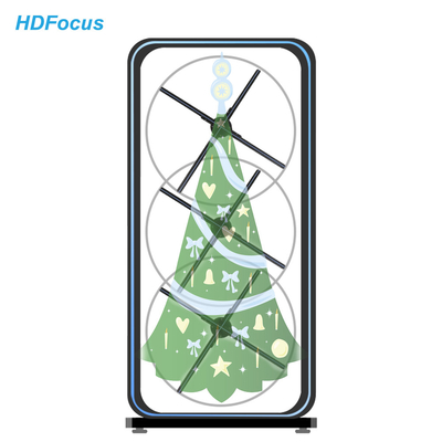 High Quality Spinning Led Fan Hologram Projector Screen Stand Wall Mounted Rotating Led Fan