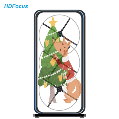 Wifi Holographic Projector Eye Catching Led Fan 3d Hologram 3d Fan 100cm Holographic Fan