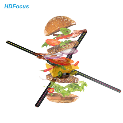 HDFocus 65cm HD Holographic Display 224 Spinning 3D Projector LED Advertising Hologram Fan Marketing