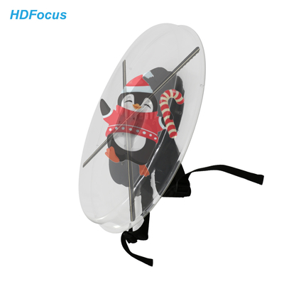 3d Hologram Projector Fan 4 Blades Hologram 50cm Big Holographic Led Advertising Display Cloud Wifi App Control