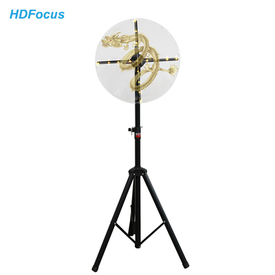 3d Hologram Projector Fan 4 Blades Hologram 50cm Big Holographic Led Advertising Display Cloud Wifi App Control