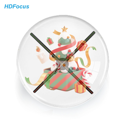 3D Holographic Led Advertising Fan 50cm  Led Fan 3d Hologram Projector Display Adverting Fan