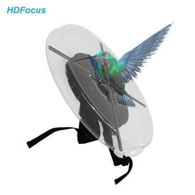 3D Holographic Led Advertising Fan 50cm  Led Fan 3d Hologram Projector Display Adverting Fan