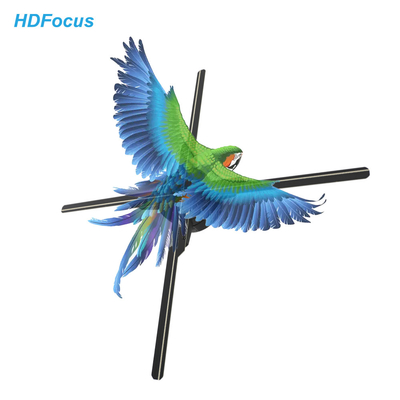 50cm Spinning Led Display With 16gb Card 3d Hologram Showcase Holographic Screen Projector 3d Holographic Fan