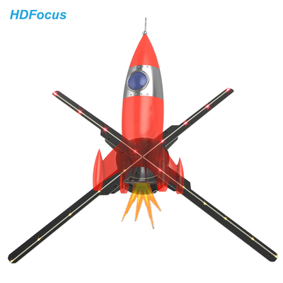 50cm Hologram Ventilators Holographic Projector 4 Blades Led Fan Light 3d Hologram Fan Display Advertising Led Fan