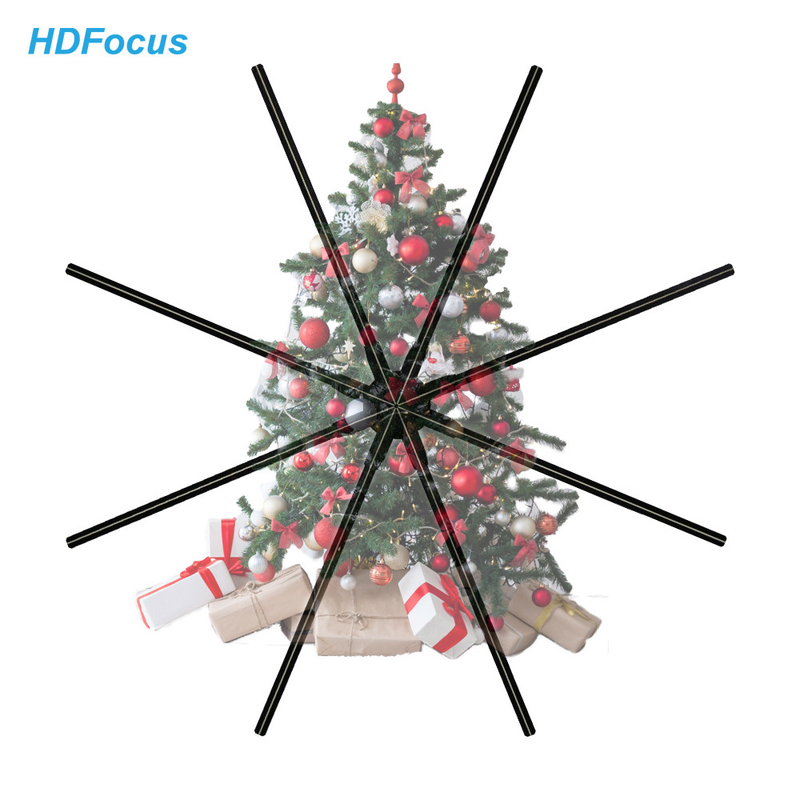 Big Size 180cm Advertising Hologram 3d Led Fan Display 3d Hologram Projection Fan