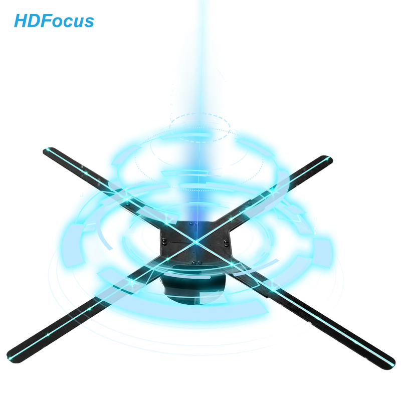 High Resolution 75Cm Cloud Control Splicing Wifi  Display  Advertising Signage Large Size 3D Hologram